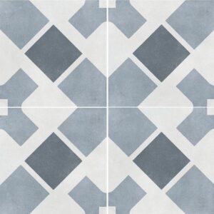 R10 patterned mosaic tiles bathroom Havana White Cross floor tile